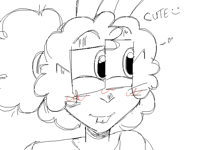 I love it when he does his hair in a ponytail