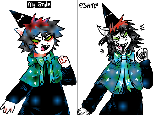 Draw Koris and Hat in your style.