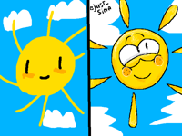 Draw sun in your style!