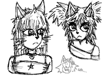 Sketch furry emo (uhhh so bad)