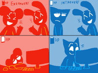Extravert and Introvert