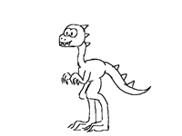 Jump dinosaur