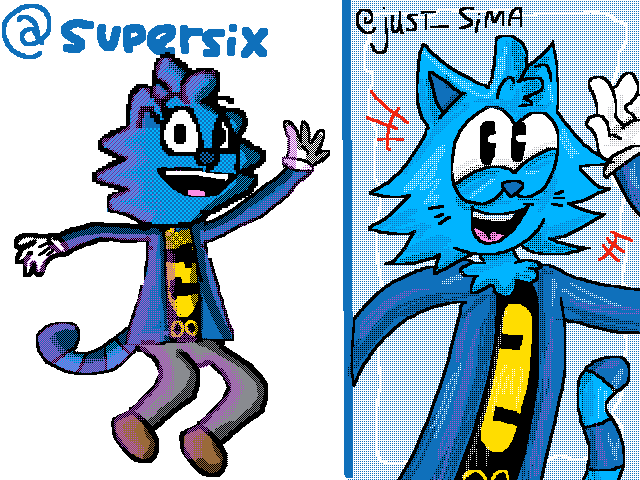 Smurffy the cat (Collab)