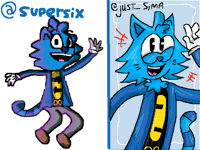 Smurffy the cat (Collab)