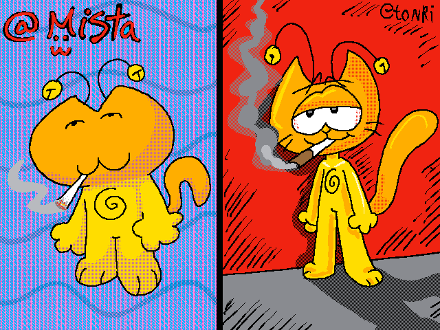 Draw jingle kitty in your style