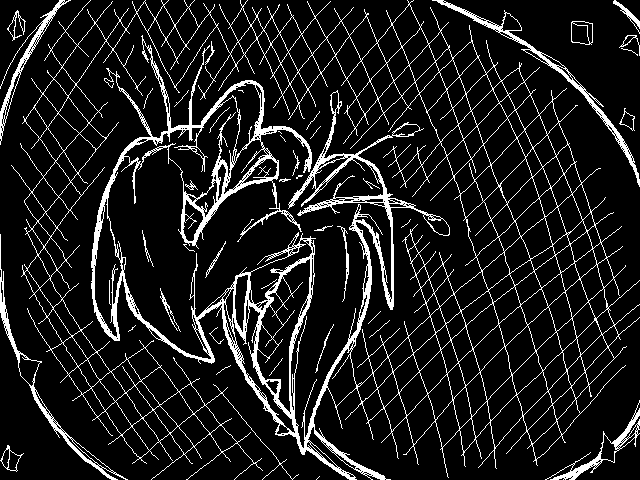 Low detail Flower Artwork