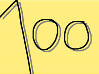 1 0 0 followers