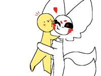 Hug Colab with @cute_bunbun