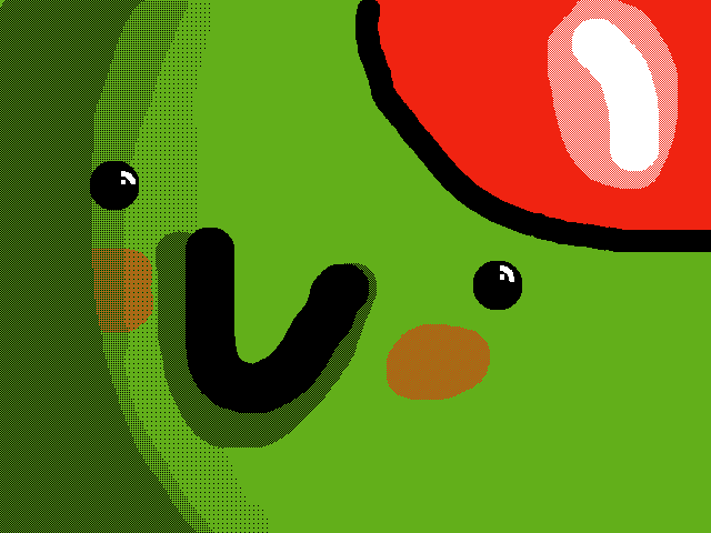 :>