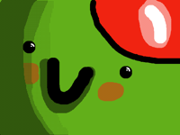:>