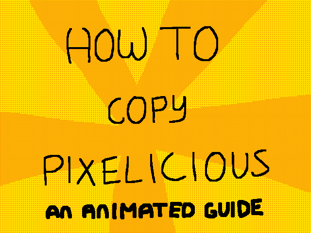How to copy Pixelicious