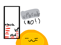 New main oc weird orange thing.