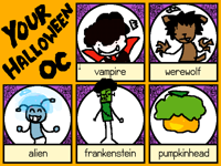share: your halloween oc @beewitch