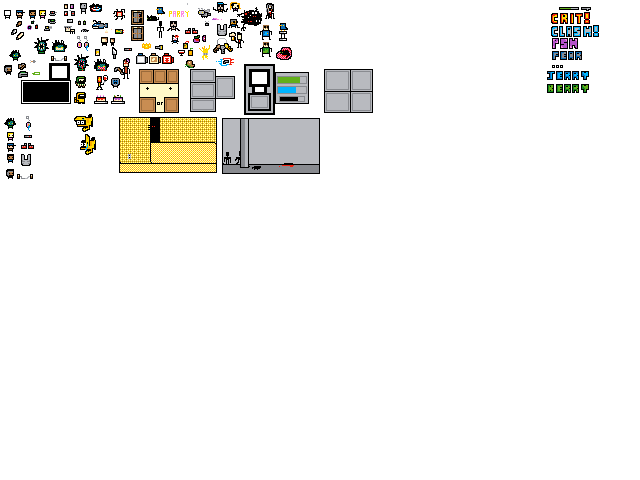 Sprites for a scrapped idea