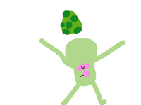 Slimey found a slime peep egg,
