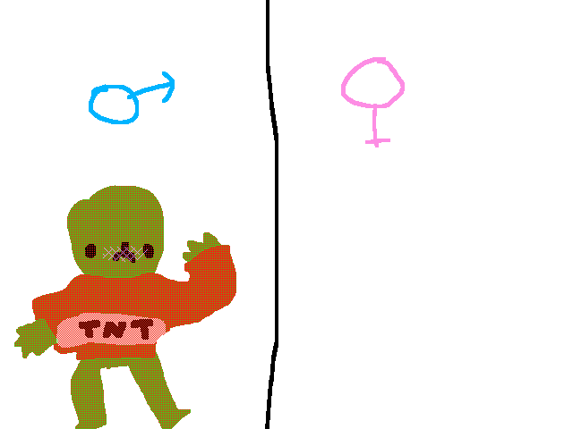 Draw smoke but sexy and female :>