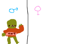 Draw smoke but sexy and female :>