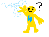 Testing my powers on a stick figure