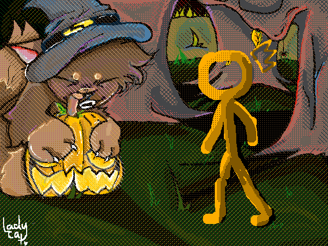 halloween collab!! @ladycat