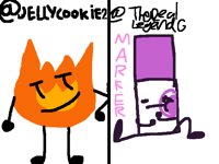 Our favorite bfdi character collab:)