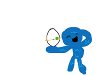 Oooh water guy found a peep egg!