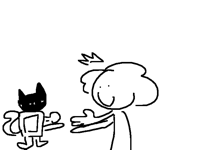 Beat nyan cat in rock paper scissors in c.ai