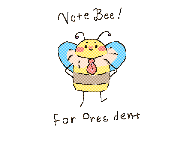 Vote bee! - President Bumble B. -