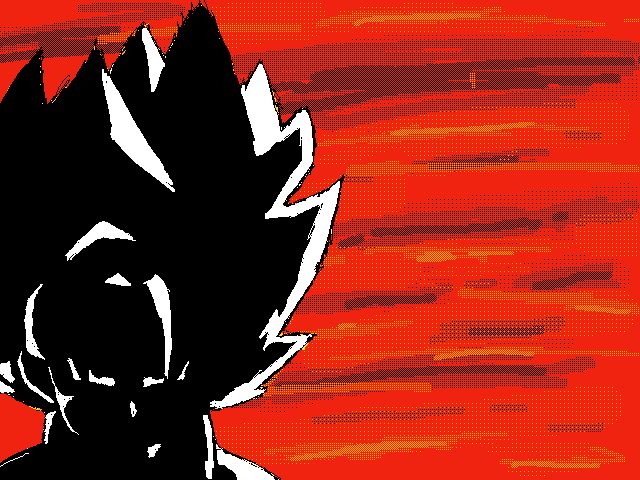 Serious goku