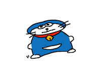 Doraemon is stomping BOOOOOM 💥