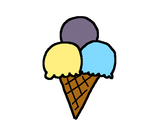 Glitching ice cream