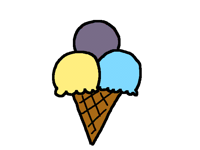 Glitching ice cream