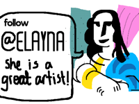 Follow @elayna!