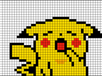 Yawning Pikachu