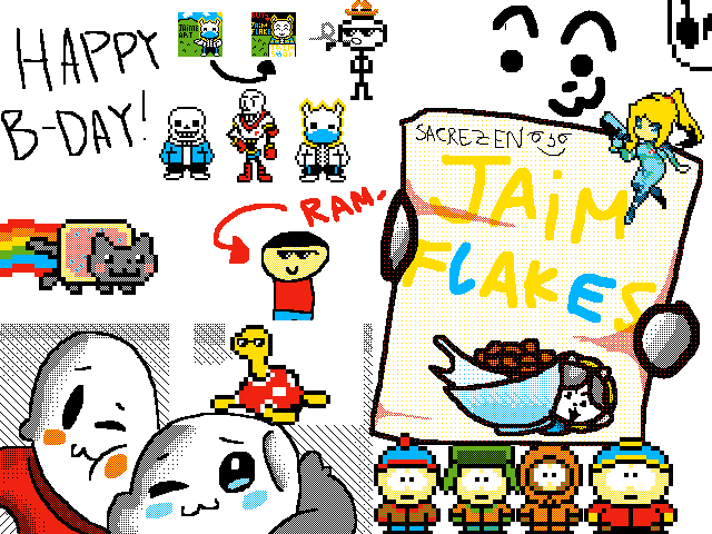 Birthday Drawing compilation