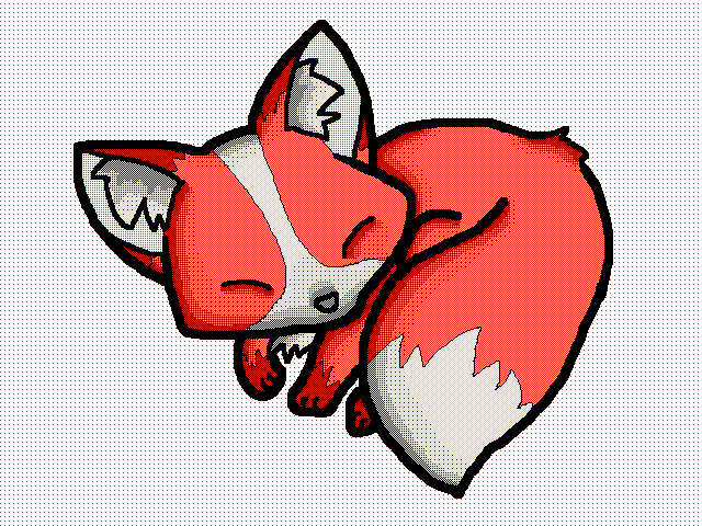 Sleepy fox