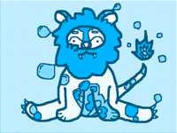 Bubble lion