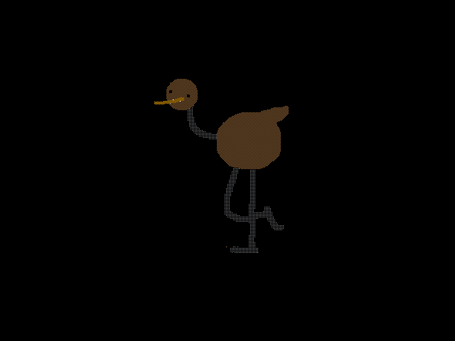He walkin in the dark