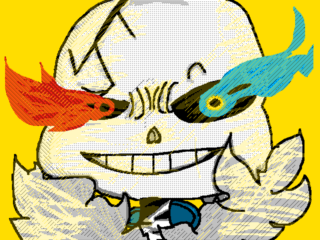 i Draw massacre sans lel @Melting_Marble