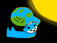 earth love moon