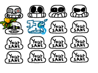 Big collab head of your sans with emotions