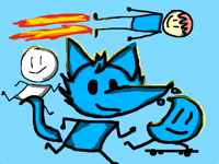 crazy and Ran Leaf and skipperdee judey