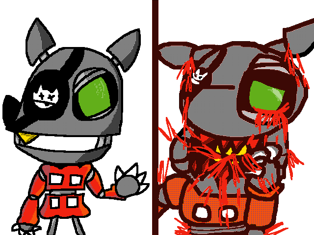 Draw animatronic Volkoved in your style?