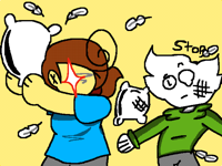 Pillow Fight! (Collab @firefox2004