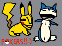 Red & Blue they’re pokemen