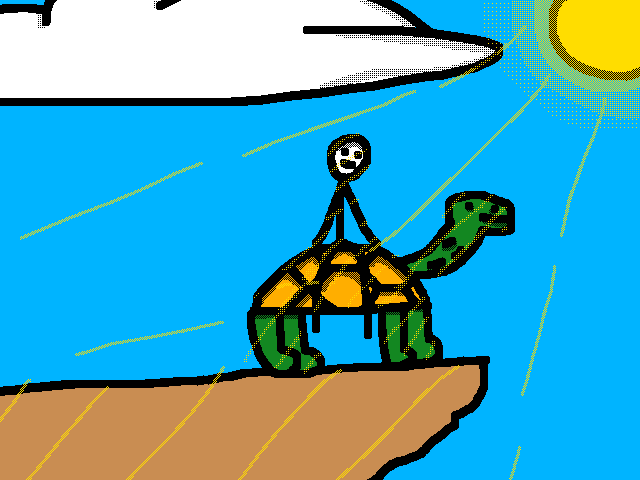Stickman & Turtle is Continued