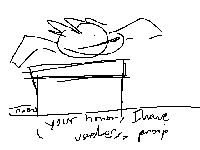 Me playing ace attorney be like.