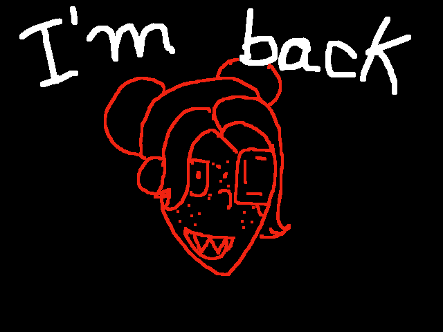 I’m back