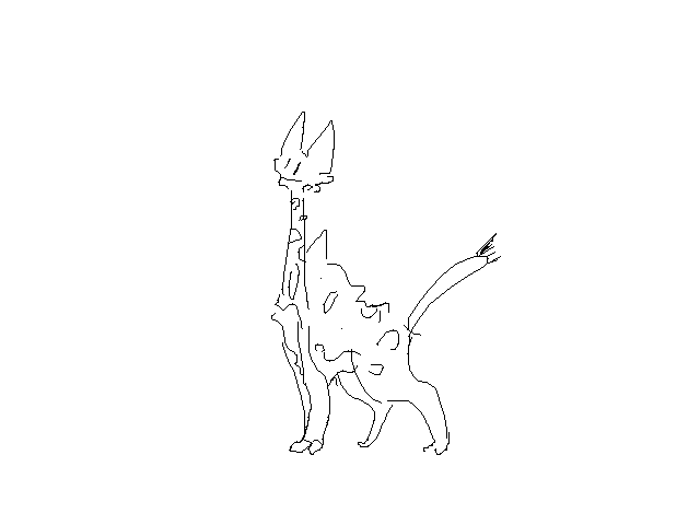 Cat giraffe