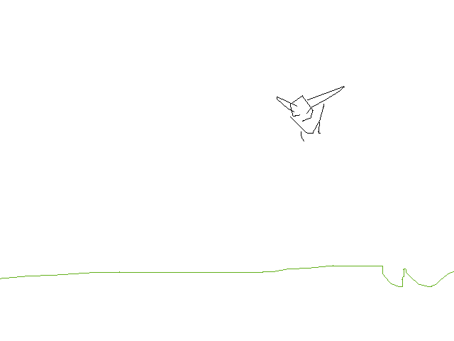 While learning how to fly...