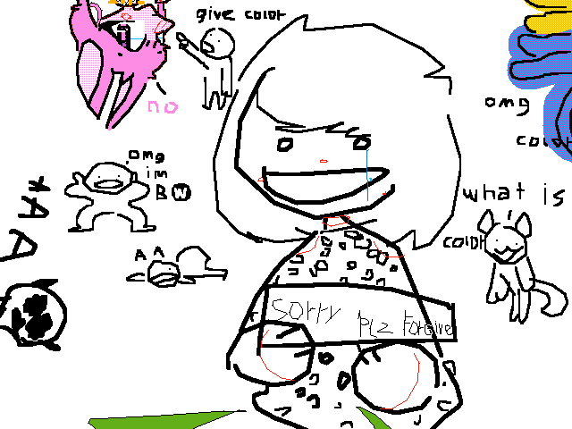 hahahajajaj my posts r uncolorful